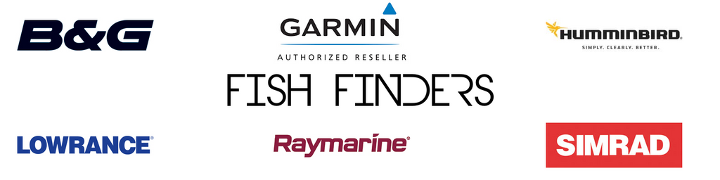 Fish Finders from Garmin, Lowrance, Humminbird, Raymarine