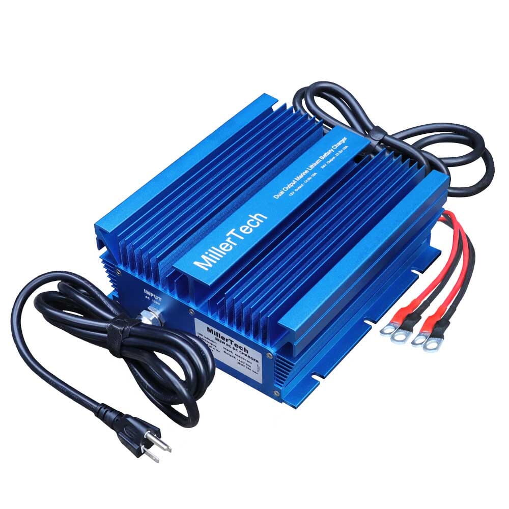 Millertech Lithium 12V/24V Waterproof Lithium Battery Charger