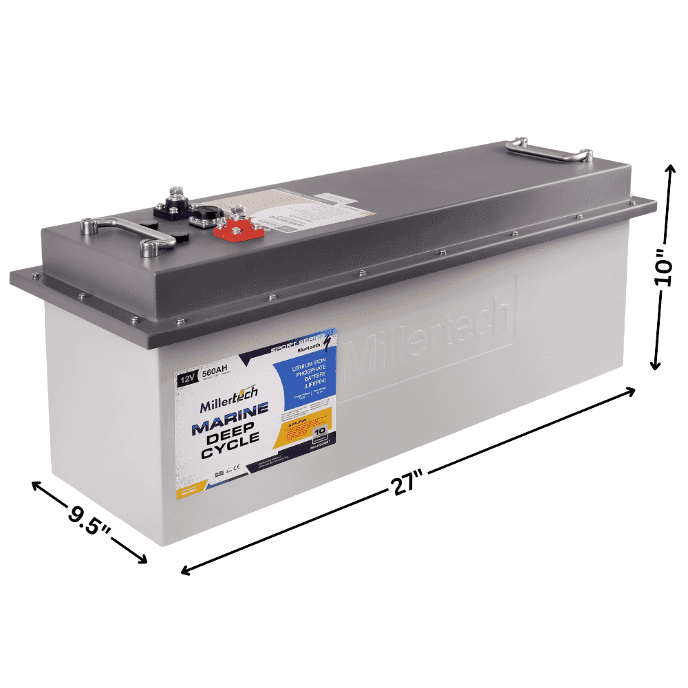 Millertech Lithium 12V 560AH Deep Cycle Battery