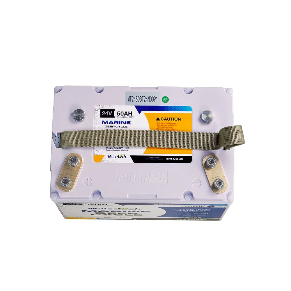 Millertech Lithium 24V 50AH Deep Cycle Battery