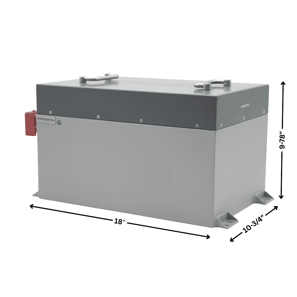 Millertech Lithium 48V 105AH Golf Cart Battery