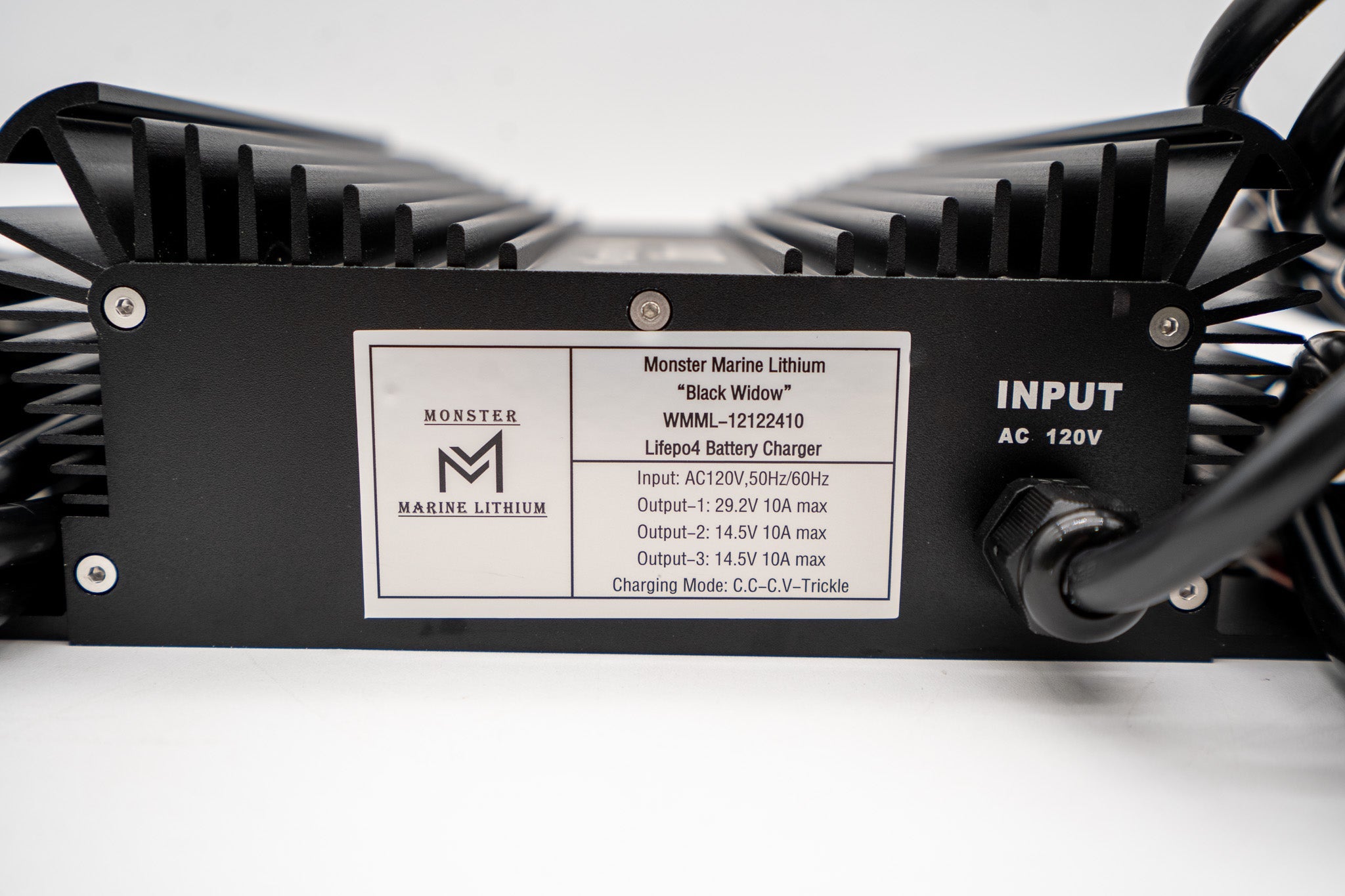 Monster Marine 12V/24V Waterproof Lithium Battery Charger