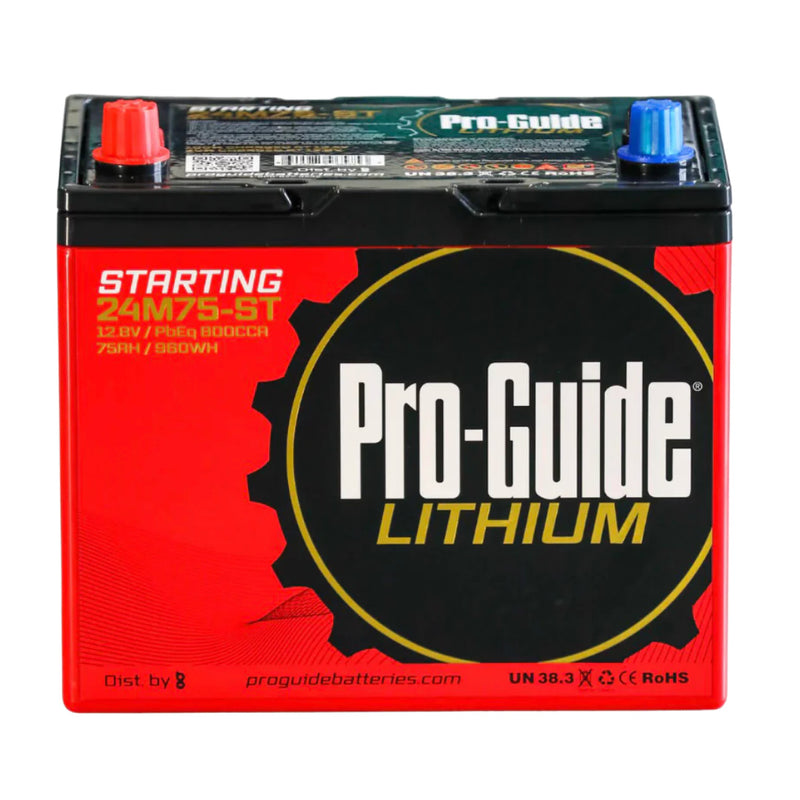 Pro-Guide Batteries 12V 75Ah 800CCA Cranking Lithium Battery