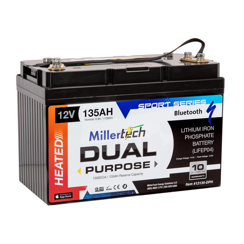 Millertech Lithium 12V 135AH Cranking Battery