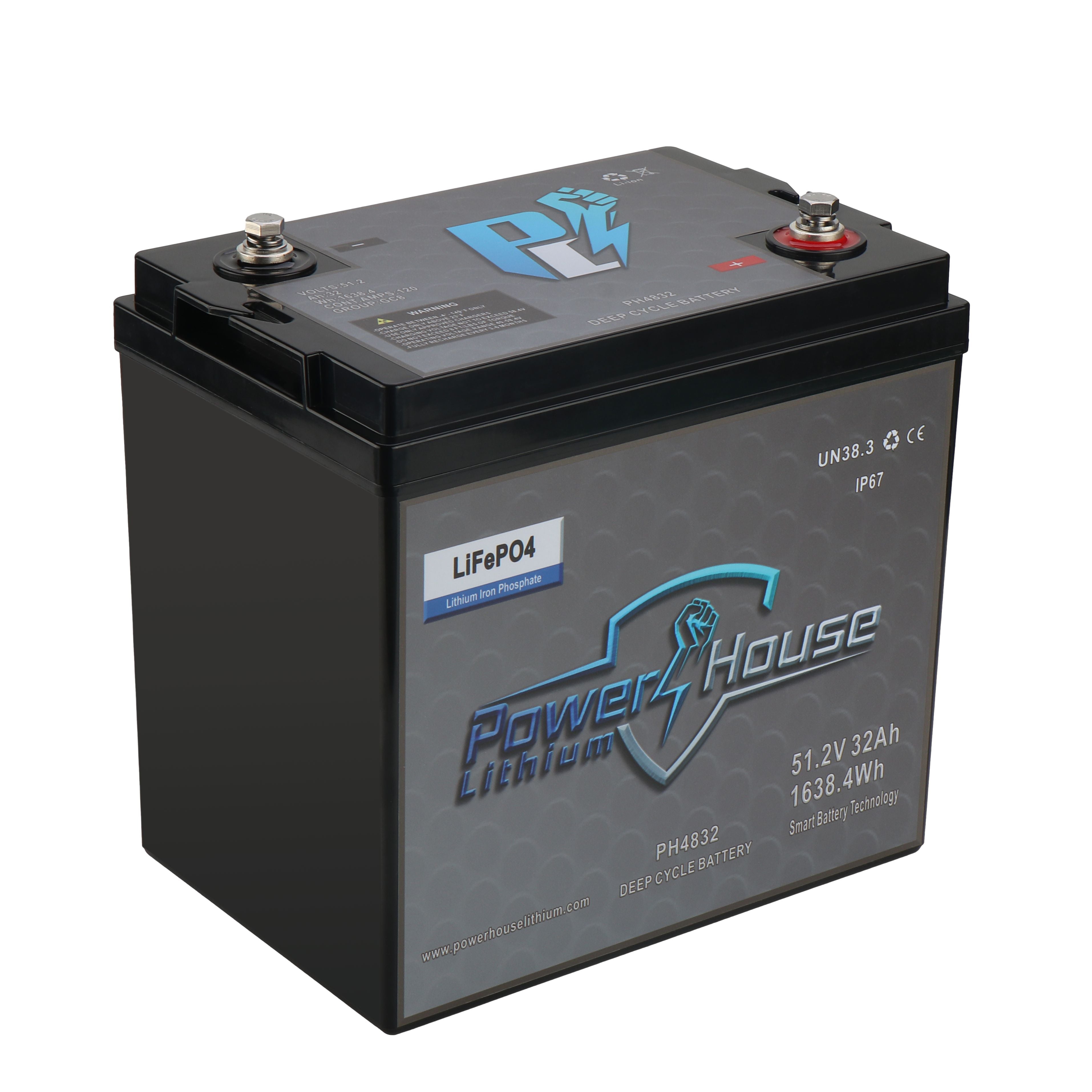 PowerHouse Lithium 48V 32AH Deep Cycle Battery