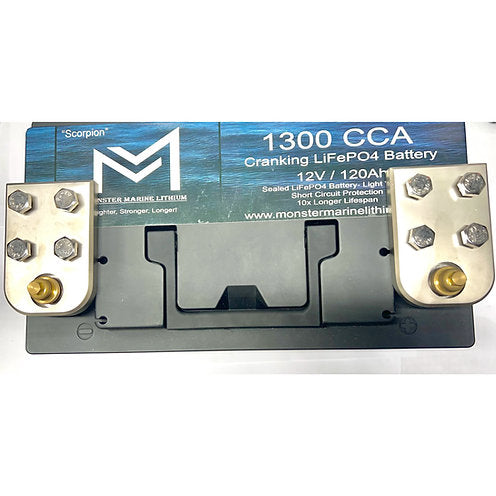 Monster Marine Lithium 12V 100AH Deep Cycle Battery