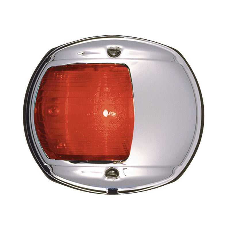 Perko LED Side Light - Red - 12V - Chrome Plated Housing [0170MP0DP3] - Mealey Marine