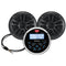 Boss Audio MCKGB350B.6 Combo - Marine Gauge Radio w/Antenna  2 6.5" Speakers - Black [MCKGB350B.6] - Mealey Marine