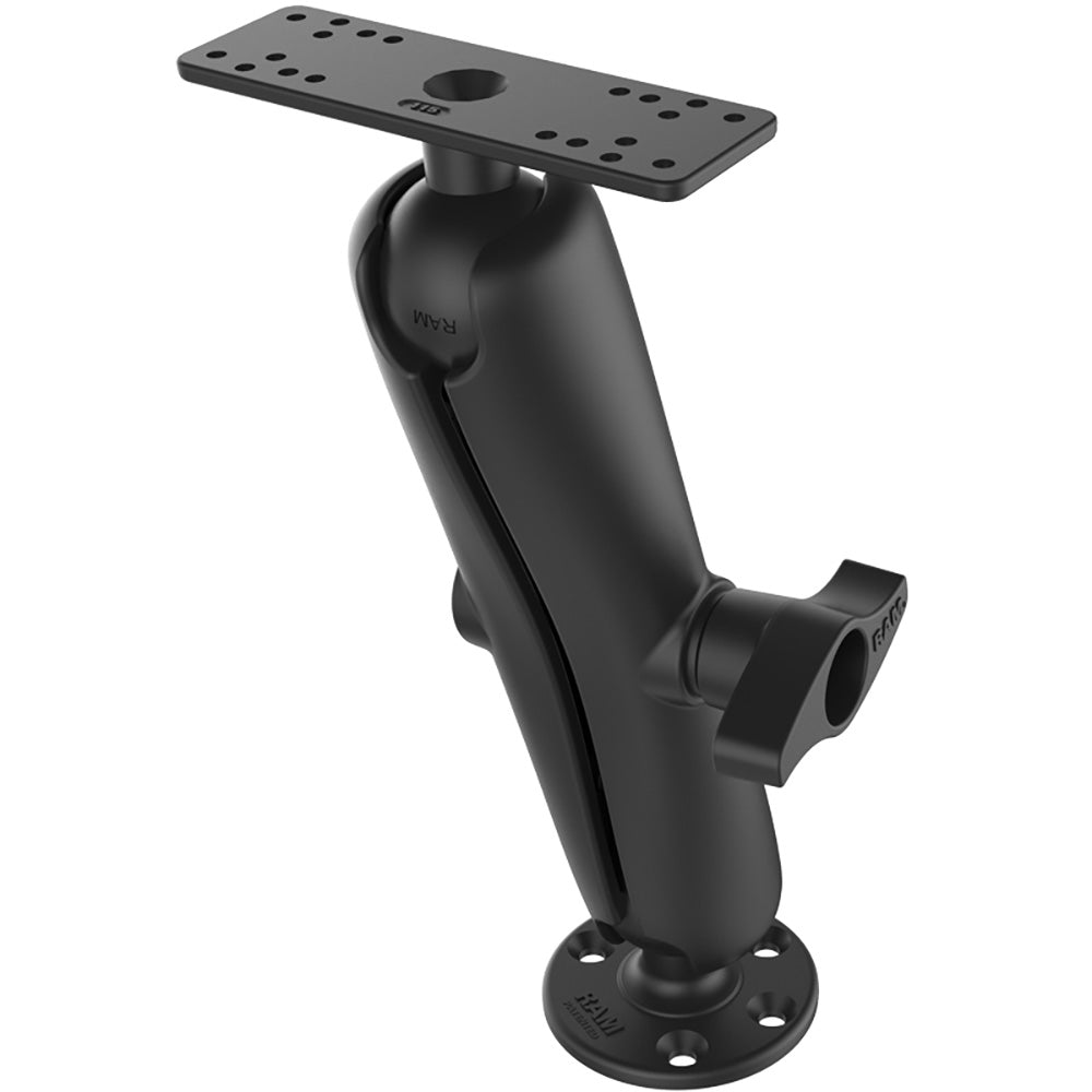 ram mounts for fish finders RAM Drill-Down Double Ball Mount Humminbird XPlore and Helix 8, 9 grade aluminum construction RAM Mounts Mounting Adapter for