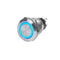 Blue Sea 4160 SS Push Button Switch - Off-On - Blue - 10A [4160] - Mealey Marine