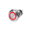 Blue Sea 4162 SS Push Button Switch - Off-On - Red - 10A [4162] - Mealey Marine