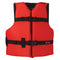 Onyx Nylon General Purpose Life Jacket - Youth 50-90lbs - Red [103000-100-002-12] - Mealey Marine