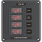 Blue Sea 4320 Circuit Breaker Switch Panel 4 Position - Gray [4320] - Mealey Marine