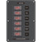 Blue Sea 4322 Circuit Breaker Switch Panel 6 Position - Gray [4322] - Mealey Marine