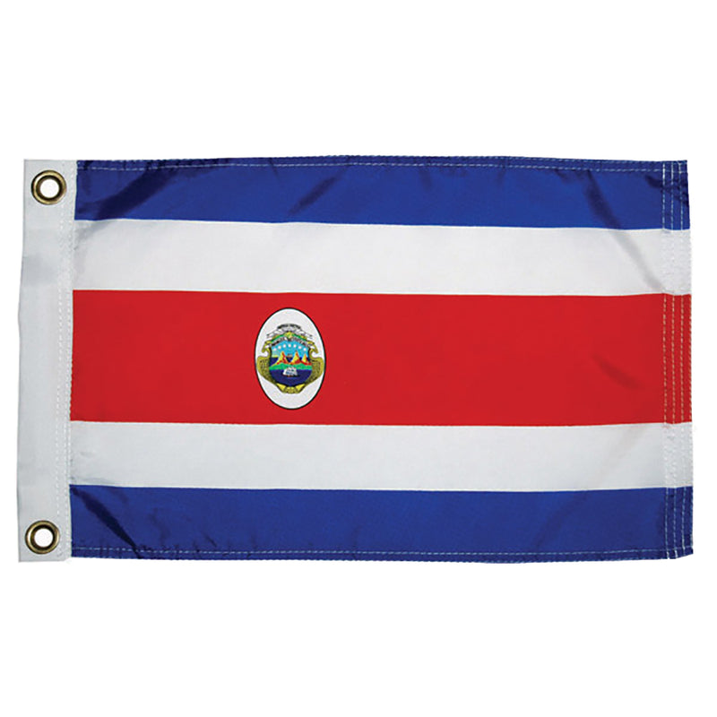 Taylor Made Costa Rican Nylon Flag 12" x 18" [93072] - Mealey Marine