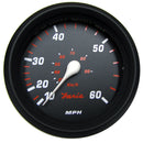 Faria Professional Red 4" Speedometer (60 MPH) [34611] - Mealey Marine