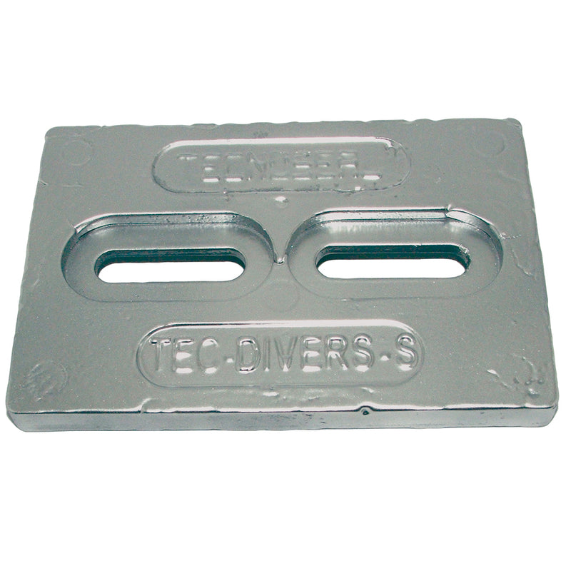 Tecnoseal Mini Aluminum Plate Anode 6" x 4" x 1/2" [TEC-DIVERS-SAL] - Mealey Marine