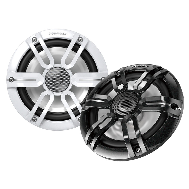 Pioneer 7.7" ME-Series Speakers - Black  White Sport Grille Covers - 250W [TS-ME770FS] - Mealey Marine