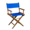 Whitecap Directors Chair w/Blue Seat Covers - Teak [60041] - Mealey Marine