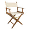 Whitecap Directors Chair w/Natural Seat Covers - Teak [60044] - Mealey Marine