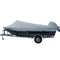 Poly-Flex II Styled-to-Fit Boat Cover f/15.5 Aluminum Boats w/High Forward Mounted Windshield - Grey [79015F-10] - Mealey Marine