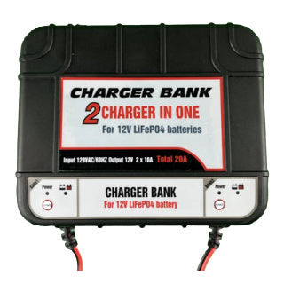 Astro Lithium 2 Bank 12V 10A Lithium Battery Charger