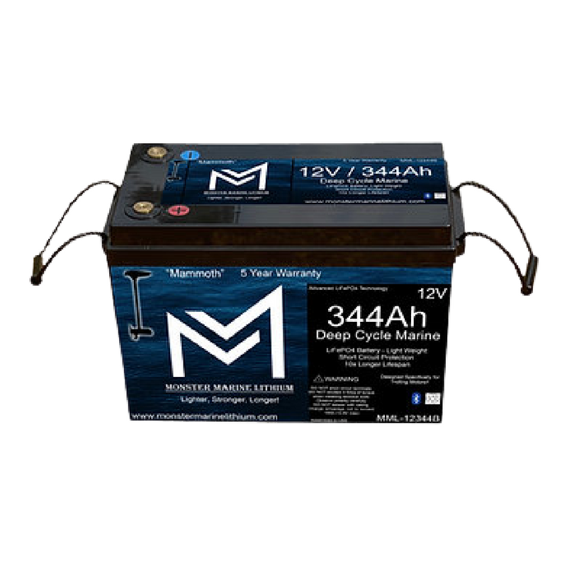Monster Marine Lithium 12V 334AH Deep Cycle Battery