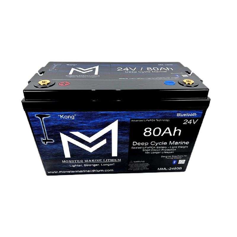Monster Marine Lithium 24V 80AH Deep Cycle Battery
