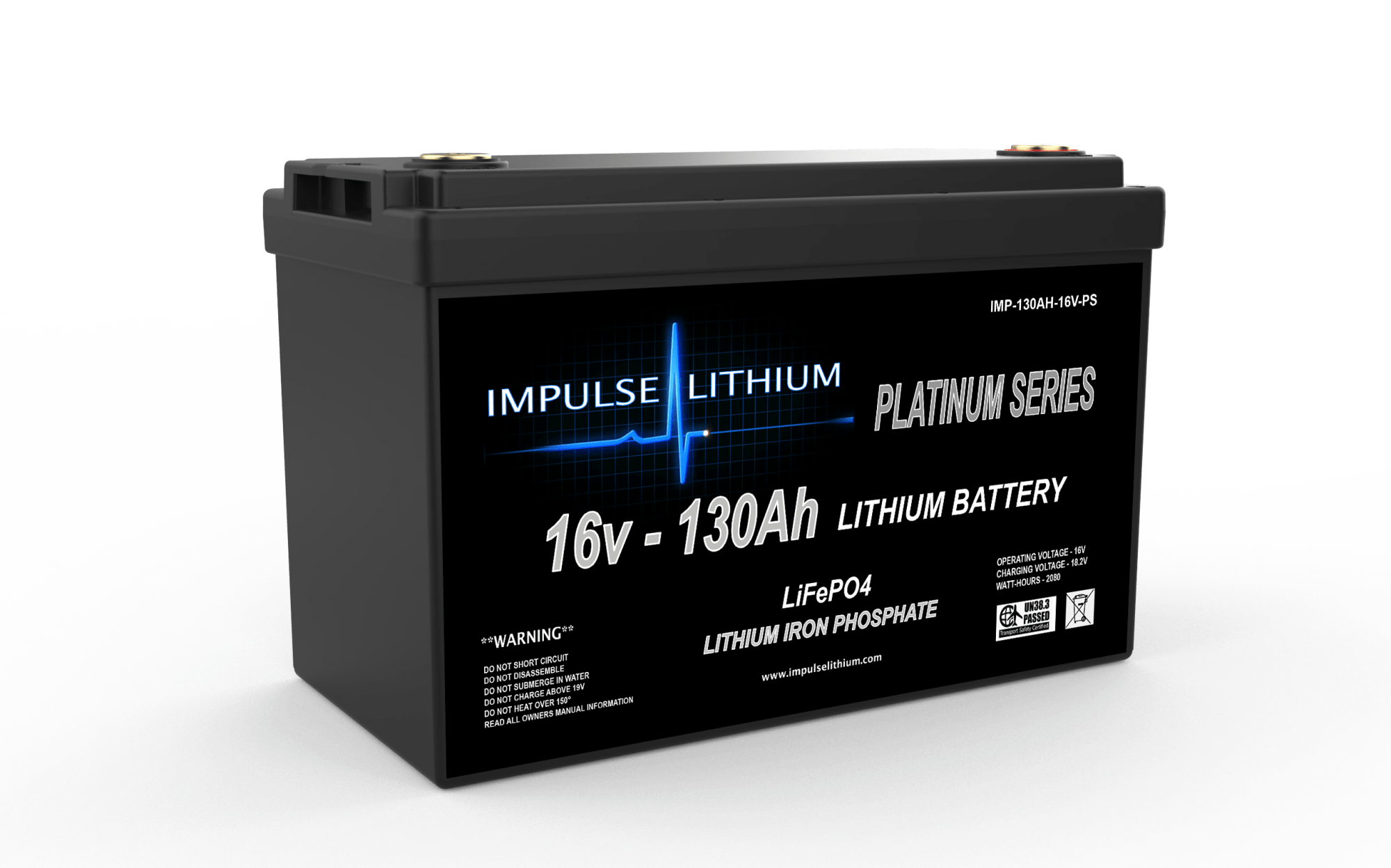 Impulse Lithium 16V 130AH Deep Cycle Battery