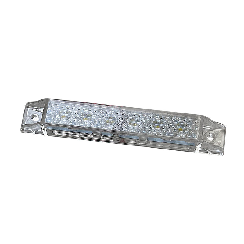 Scandvik 4" LED Light Strip - White w/Gasket - 12V [41640P]