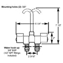 Scandvik Chrome Folding Spout Mixer [10474P]