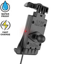 RAM Mount Quick-Grip 15W Waterproof Wireless Charging Suction Cup Mount [RAM-B-166-UN14W-1]