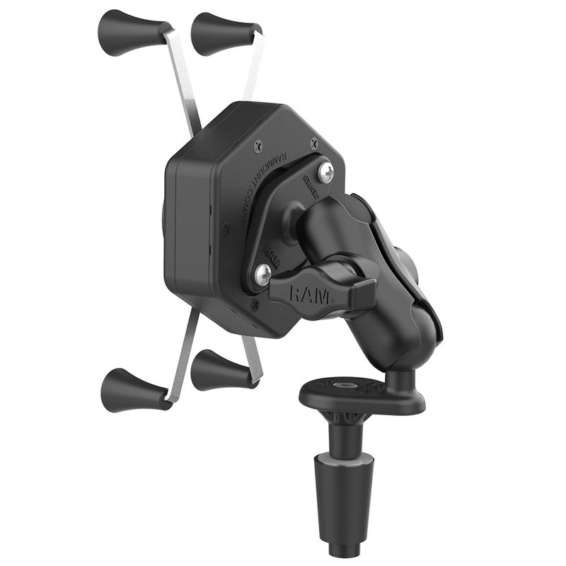 RAM Mount RAM X-Grip Large Phone Mount w/Vibe-Safe  Fork Stem Base - Short [RAM-B-176-A-UN10-462]