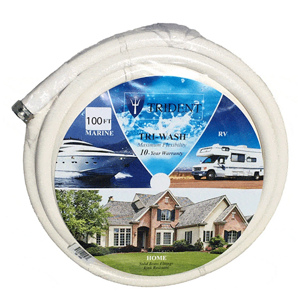 Trident Marine 5/8" ID x 100' Wash Down/Camper Hose w/Fittings [168-0587]