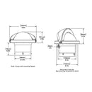 Ritchie SS-2000 SuperSport Compass - Flush Mount - Black [SS-2000]