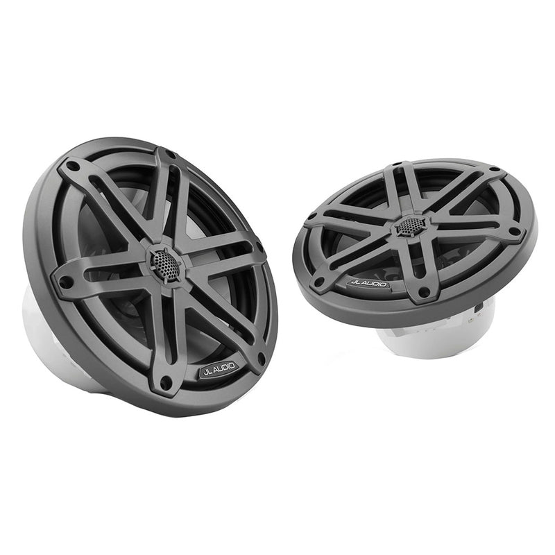 JL Audio M3 Series 7.7" Marine Coaxial Speakers w/Grey Metallic Sport Grilles - M3-770X-S-Gm [010-03066-00]