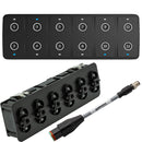 Maretron CKM12 Keypad w/CKM to NMEA 2000 Adapter Cable - 0.2M (Horizontal Orientation) [A3802-2]