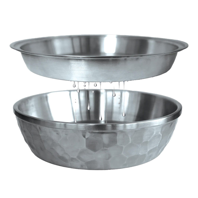 Toadfish Seafood Bowl - 12" - Stainless Steel - 2 Layer Serving Bowl [8073]