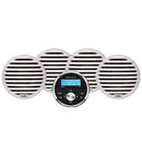 Aquatic AV Economy Gauge Stereo/Speakers Kit - White [EG200]