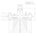 RAM Mount RAM Fishfinder Deck Kit w/Single Marine Electronic Mount [RAM-FF1-D-115]