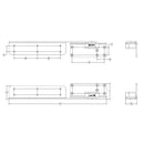 TACO Command Ratchet Hinge - 18-1/2" - 316 Stainless Steel Polished w/Hard Stop [H25-0048]