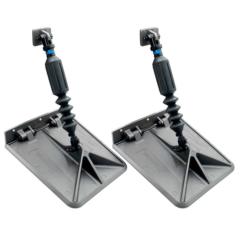 Lectrotab SX 9.5 x 10 Smart Tabs 16-18' Boats w/60lb Actuators - 60-150HP - Gunmetal Grey [SXG9510-60]