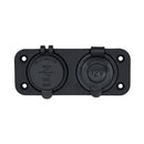 Bluewater Round Dual USB/USB-C Charger [3000-4001A]