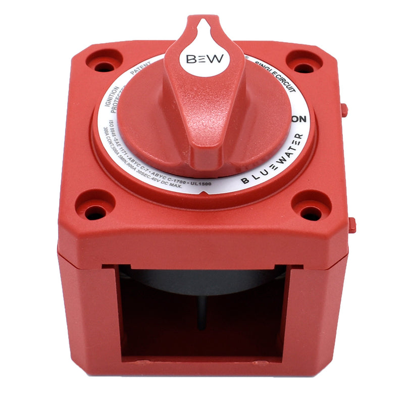 Bluewater On/Off Switch Battery Switch - Surface Mount - Red [9800-006-11]