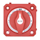 Bluewater Off/1/2/Both Battery Switch - Panel Mount - Red [9800-007-10]