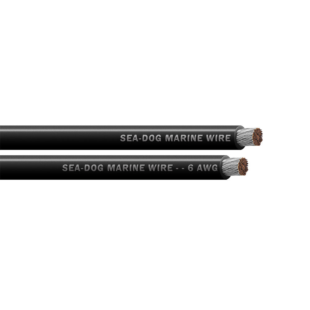 Sea-Dog 6 AWG Black Battery Cable - 750' [8006018]