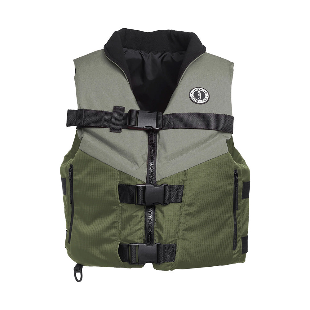 Mustang Accel Foam Vest - Green/Grey - Medium [MV4627-833-M]