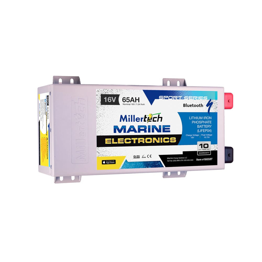 Millertech Lithium 16V 65AH Deep Cycle Battery