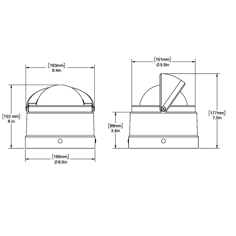 Ritchie DNW-200 Navigator Compass - Binnacle Mount - White [DNW-200]