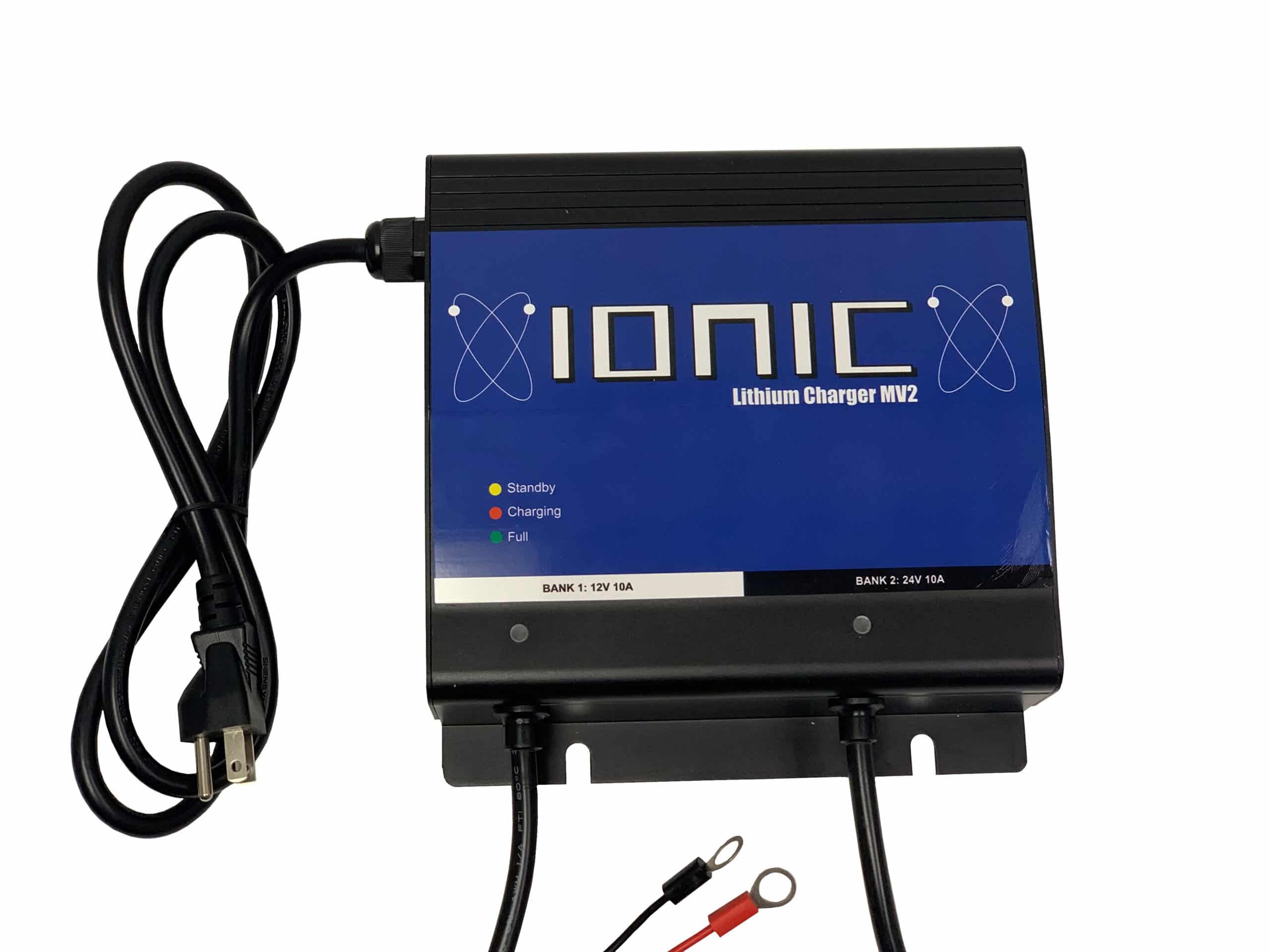 Ionic Lithium 24V/12V 10A Lithium Battery Charger